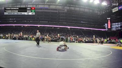 D2-138 lbs Cons. Round 3 - Caden Byrum, Mason vs Cole Cichocki, Lowell