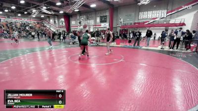 120 lbs Cons. Round 3 - Eva Bea, Poway vs Jillian Mourer, Capo Valley