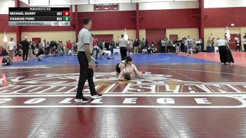 126 lbs Quarterfinal - Michael Barry, Smittys vs Charles Ford, Milo Wrestling Club