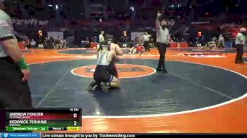 1 lbs Cons. Round 1 - Keddrick Terhune, Rantoul vs Andrew Forcier, Stillman Valley