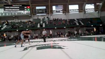 197 lbs Cons. Round 2 - Gabe Christenson, Northwestern vs Brayden Mirjavadi, GVSU