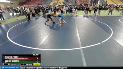 78 lbs Round 1 - Cedric Gibson, WI vs Casper Petty, Fayetteville Youth Wrestling Club