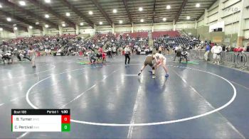 180 lbs Quarterfinal - Blaise Turner, Southern Idaho Wrestling Club vs Carter Percival, Sanderson Wrestling Academy