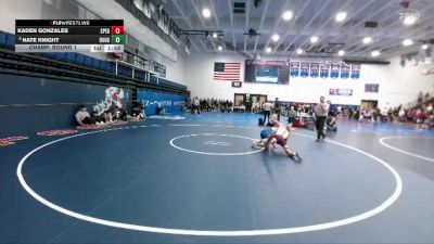 138 lbs Champ. Round 1 - Kaden Gonzales, Spearfish vs Nate Knight, Douglas