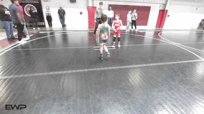 61 lbs Quarterfinal - Michael Mairel, Perry Wrestling Academy vs Ky Kemble, Ponca City Wildcat Wrestling