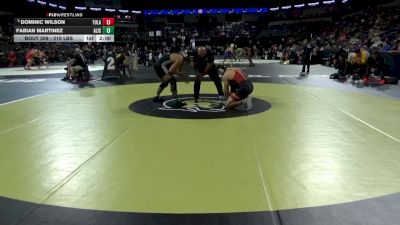 215 lbs Round Of 32 - Dominic Wilson, Tulare Union (CS) vs Fabian Martinez, Alisal (CC)