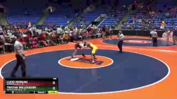 145 lbs Quarterfinals (8 Team) - Tristan Willoughby, Rock Island (H.S.) vs Lucio Morgan, Deerfield (H.S.)