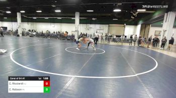 132 lbs Consi Of 64 #1 - Caedyn Ricciardi, NJ vs Charlie Robson, PA