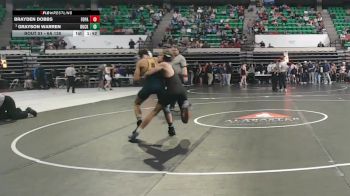 6A 138 lbs Champ. Round 1 - Grayson Warren, Buckhorn vs Brayden Dobbs, Fort Payne