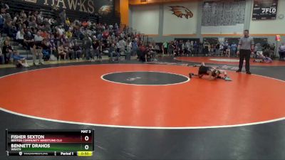 74 lbs Cons. Round 3 - Bennett Drahos, Wrath vs Fisher Sexton, Benton Community Wrestling Clu