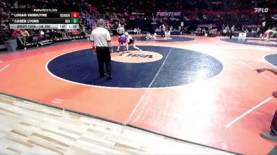 1A 190 lbs Cons. Round 1 - Logan VanDuyne, Wilmington vs Casen Lyons, Springfield (Sacred Heart-Griffin)