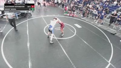 165 lbs Quarterfinal - Brody Wiora, Canyon View vs Alexander Sotomayor, World Team Training Center