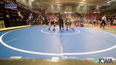 64 lbs Consi Of 4 - Peyton Garrison, Verdigris Youth Wrestling vs Ryder Shaw, Barnsdall Youth Wrestling