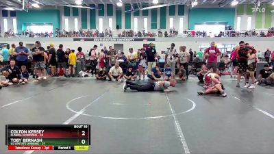 88 lbs Round 4 (6 Team) - Colton Kersey, Florida Scorpions vs Toby Bernash, U2 Upstate Uprising