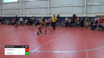 160-S lbs Consi Of 8 #2 - Kai Johnson, WV vs Jaxson Felmey, PA