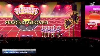 TRIAD Cheer - Revelation [2026 L2 Senior - D2 - Small Day 2] 2026 Spirit Sports Grand Nationals