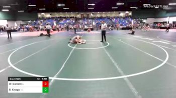 160 lbs Consolation - Will Garrett, AL vs Rafael Knapp, MA