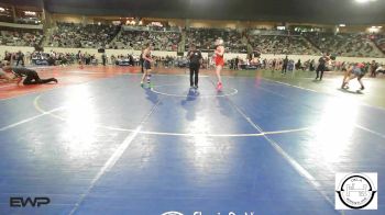 143 lbs Round Of 16 - Tinsley Nett, Norman Jr High vs Karsyn Hopper, Bridge Creek Wrestling