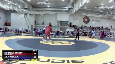 285 lbs Quarterfinal - Demetrius Stanley, Unattached vs Zach Babiczuk, Samurai Wrestling Club