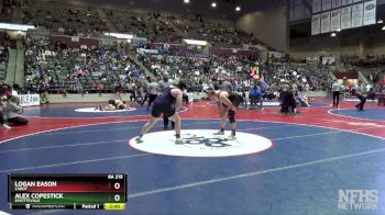 6A 215 lbs Semifinal - Logan Eason, Cabot vs Alex Copestick, Fayetteville