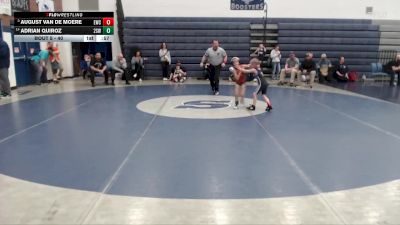 40 lbs Champ. Round 1 - August Van De Moere, Emmett Wrestling Club vs Adrian Quiroz, 208 Spartan WC