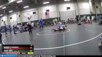 160 lbs Round 2 (6 Team) - Kade Abby, Kearney Matcats - Gold vs Barrett Gourley, Jr Titans