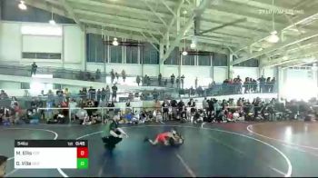 54 lbs Quarterfinal - Maxwell Ellis, Red Wave WC vs Diego Villa, So Cal Grappling