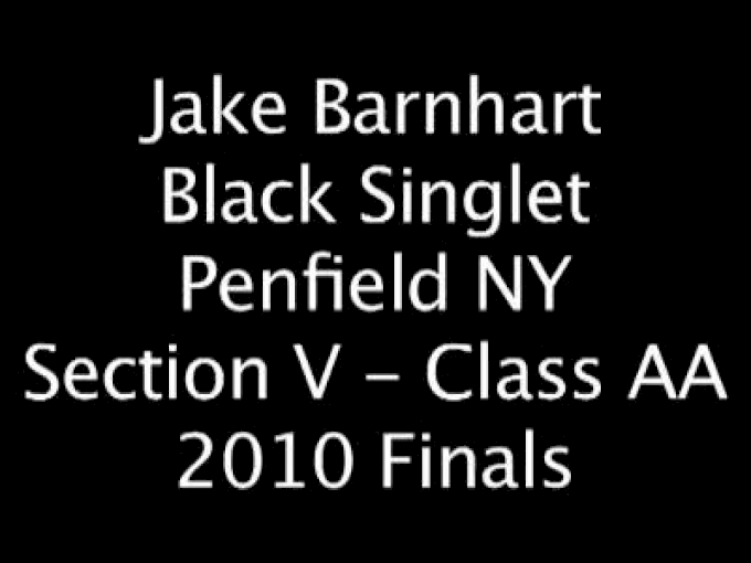 Jake Barnhart Section V Class AA 2010 Finals