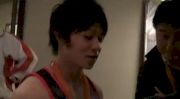 Kohei Uchimura talks to Japanese Press after wining Team Silver