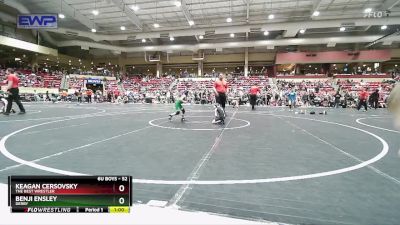 52 lbs Cons. Round 3 - Keagan Cersovsky, The Best Wrestler vs Benji Ensley, Derby