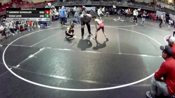 70 lbs Cons. Round 5 - Andrew Gonzales, West Point Wrestling Club vs Evan Love, Gretna Youth Wrestling Club