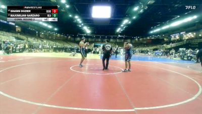 285 lbs Cons. Round 2 - Maximilian Garzaro, Mater Lakes Academy vs Shawn Dozier, Christopher Columbus H S