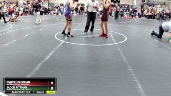 150 lbs Quarterfinal - Jacob Pittman, MSJ Titans/Beat The Streets vs Owen Houseman, Havre De Grace Warriors