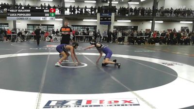 126 lbs Consi Of 4 - Kelly Sullivan, Monroe Woodbury vs Luca Popolizio, Christian Brothers Academy