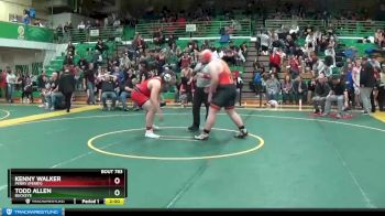 285 lbs Quarterfinal - Todd Allen, BUCKEYE vs Kenny Walker, Perry (Perry)