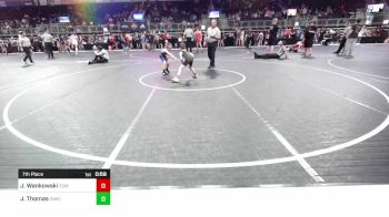 53 lbs 7th Place - Jax Wankowski, Fort Zumwalt Wrestling Club vs Jory Thomas, CIWC Team Intensity