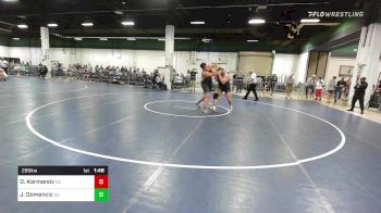 285 lbs Consi Of 16 #2 - Daniel Karmanov, NC vs John Domencic, NC