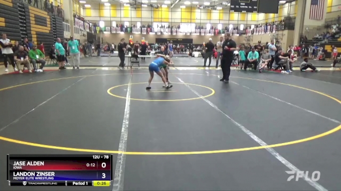 78 lbs Semifinal - Jase Alden, Iowa vs Landon Zinser, Moyer Elite Wrestling