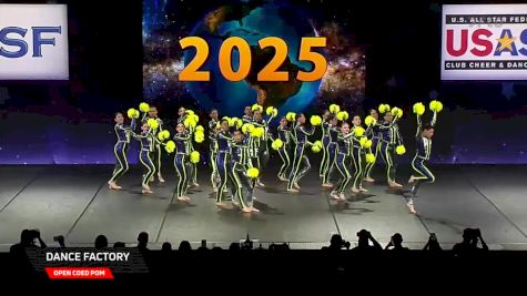 Dance Factory [2025 Open Coed Pom Finals] 2025 The Dance Worlds