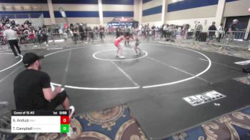 88 lbs Consi Of 16 #2 - Santino Andujo, Valiant College Prep vs Thomas Campbell, Ramona Dawg Pound