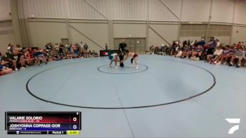 100 lbs Round 1 (16 Team) - Valarie Solorio, Pennsylvania Blue vs Joshyonna Coppage-Dortch, Nebraska