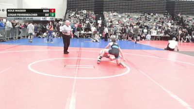 96-I lbs Consi Of 16 #2 - Kole Wasser, Mat Assassins vs Logan Fehrenbacher, Grit Mat Club