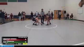 201 lbs 1st Place Match - Sebastian Herrera, Desert Oasis vs Kyle Thompson, Liberty_AZ