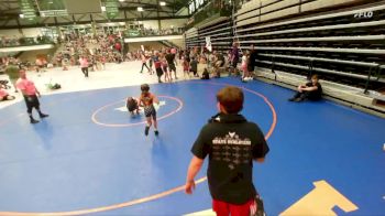 69-76 lbs Cons. Semi - Lilly Emerson, Belleville Little Devils WC vs Makenna Austra, Bulls Wrestling Club