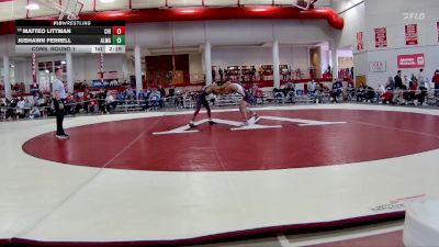 125 lbs Cons. Round 1 - Matteo Littman, Chicago vs Jushawn Ferrell, Alma