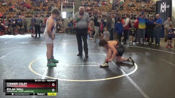 140/HWT Round 4 - Conner Coley, Waynesville Spartans vs Rylan Wall, Chesapeake Youth Wrestling