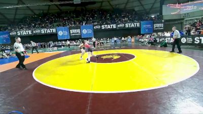 Girls 1B/2B/1A 120 Semifinal - Gabrielle Berger, Granger (Girls) vs Maleah Chacon, Tenino (Girls)