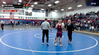 165 lbs Finals (2 Team) - Ryan Lepore, Alvernia University vs Tristen Riemer, University Of The Ozarks