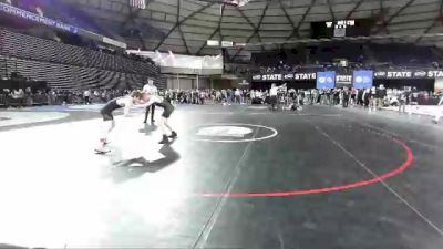 114 lbs Champ. Round 1 - Caleb Newport, Camas Wrestling Club vs Kaiden Huber, Cashmere Wrestling Club