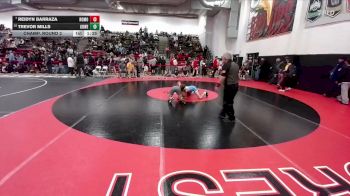 120 lbs Champ. Round 2 - Reidyn Barraza, Rocky Mountain vs Trevor Mills, Greeley West